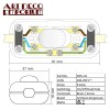 Small In-line Rocker Switch 3 Wire Dual Pole in Black Small In-line Rocker Switch 3 Wire Dual Pole in Black